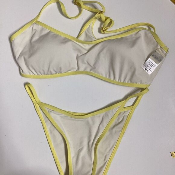 New. L*SPACE white and yellow bikini. Medium . Retails. $198 - Picture 10 of 12